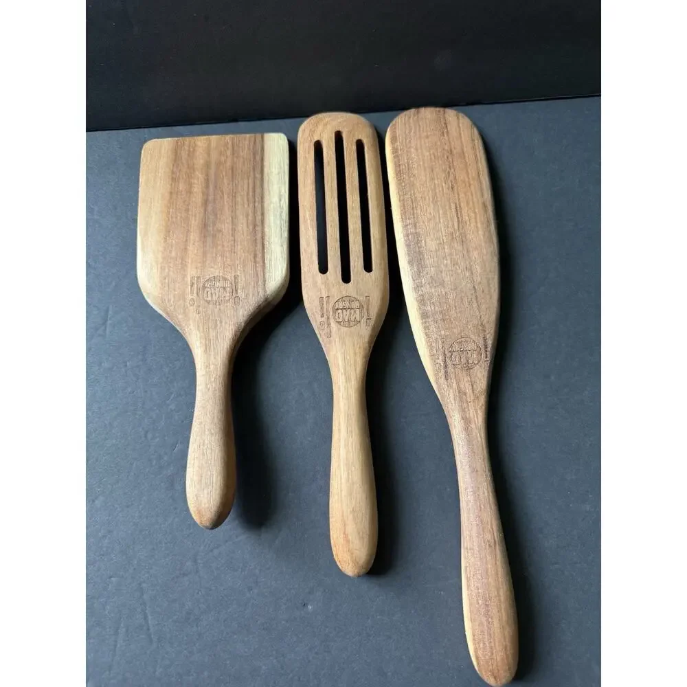 Mad Hungry Three Piece Mango Spurtle Set Servingware Cottagecore